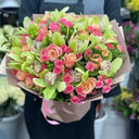 Bouquet with orchids