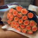 Ramo 'Peach peony roses'