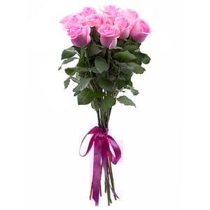 Bouquet '11 pink roses Ecuador'