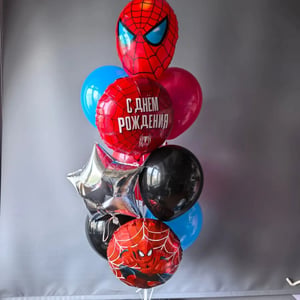Globos de cumpleaños de Spider-Man