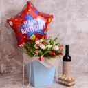 The best day: Tulips, Lisianthuses and wine