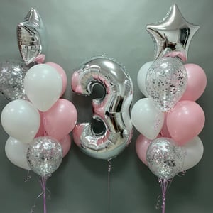 Ballonset 181 - mit Nummer 3