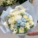 Bouquet of Roses, Carnations and Hydrangeas