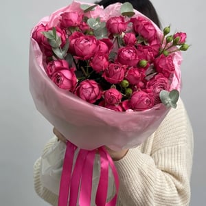 Blumenstrauß 'Bouquet aus Premium-Himbeerrosen'