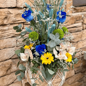 Flower basket 'Blue Basket'