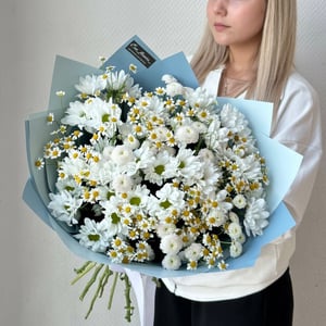 Blumenstrauß 'Strauß mit langlebiger Chrysantheme und Margerite'