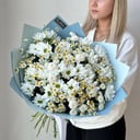 Ramo con Crisantemo Duradero y Margarita