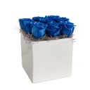 Arrangement 'Blue Roses Cube'