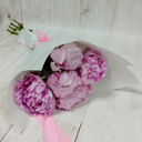 Blumenstrauß '5 rosa Pfingstrosen'