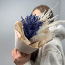 Lavanda fragante con cortaderia