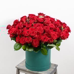 Blumenbox 'Hut-Box mit Rosen'