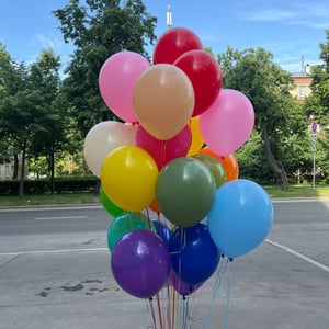 Набор шаров с гелием 641 - в потолок 2