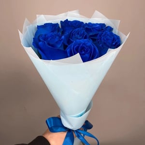 Bouquet de roses bleues