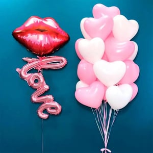 Luftballon-Set „Luftkuss“