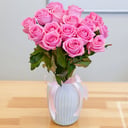 16 pink roses