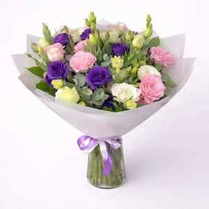 Bouquet of 15 lisianthus