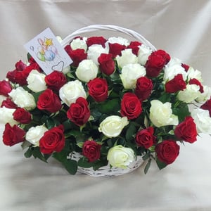 Panier de fleurs 'Confession'