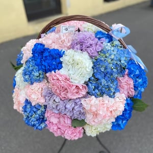 Blumenkorb 'Morgen im Paradies'