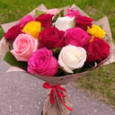 Bouquet of colorful roses