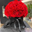 Red Eternal roses