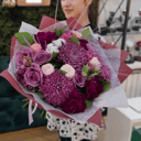 Bouquet of Chrysanthemums, Dianthus and Alstroemeria