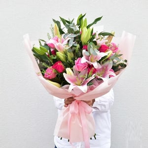 Bouquet 'The Royal Pink Garden'
