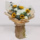 Carnation Sunflower Bouquet
