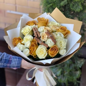 Bouquet with cinnamon