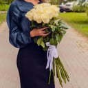 Ramo 'Rosa blanca 15 uds.'