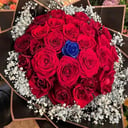 Caja de flores 'Luz estelar azul'