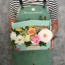 Arrangement 'Composition of Roses, Dahlia and Dianthus'