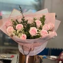 Bouquet 'Fifteen pink roses'