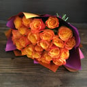 Bouquet '25 orange roses 40 cm'