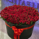 Flower box '501 red roses bestseller'