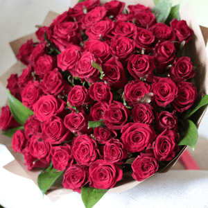 Bouquet of 51 red roses