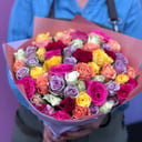 Blumenstrauß '51 multi-colored rose'