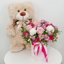 'Miss lovely' with teddy bear
