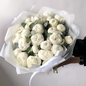Mono-peonies bouquet “Dushes” L