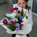 Bright bouquet with aster