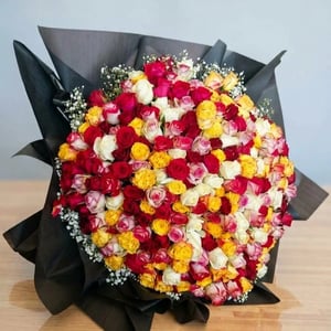 Bouquet 'Mixed 200 Roses'