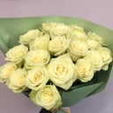 Bouquet of 21 white roses