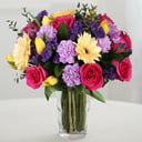 Bouquet 'The Сolor of Summer: Roses, Gerberas and Carnations'