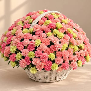 Flower basket 'Velvet Season'