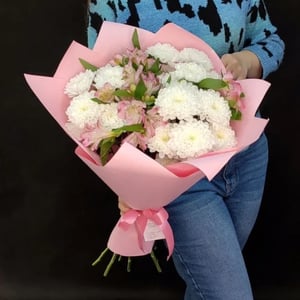 Blumenstrauß 'Runder Chrysanthemenstrauß'