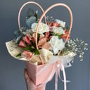 Caja de flores 'Corazón delicado'