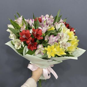 Bouquet of Alstroemerias