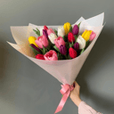 Ramo de Tulipanes Multicolores