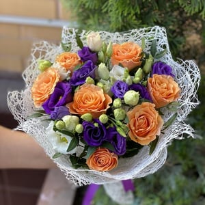 Blumenstrauß 'Bouquet with peony rose'