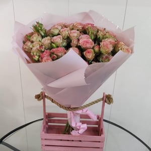 Bouquet 'Pink Flowers in a Box'