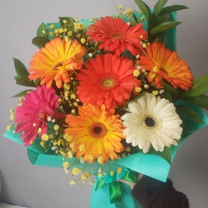 Bouquet of 7 gerberas